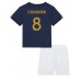 Tanie Strój piłkarski Francja Aurelien Tchouameni #8 Koszulka Podstawowej dla dziecięce MŚ 2022 Krótkie Rękawy (+ szorty)